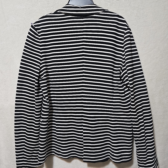 Philosophy Black and White Striped Blazer Sz. S - Picture 5 of 8
